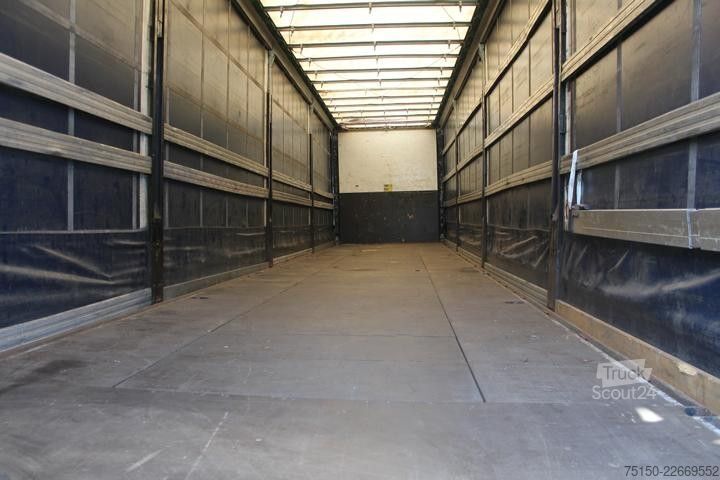 Otevřený návěs s plachtou BERGER SAPL 24 LTCN Tautliner COIL - SAF Achse Nr.: 405
