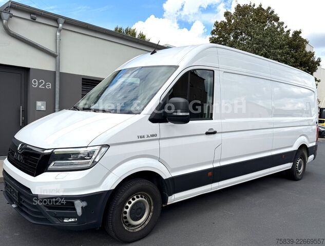 Aukštas mikroautobusas MAN TGE 3.180 lang,hoch, Klima, Navi, Kamera,scheckh