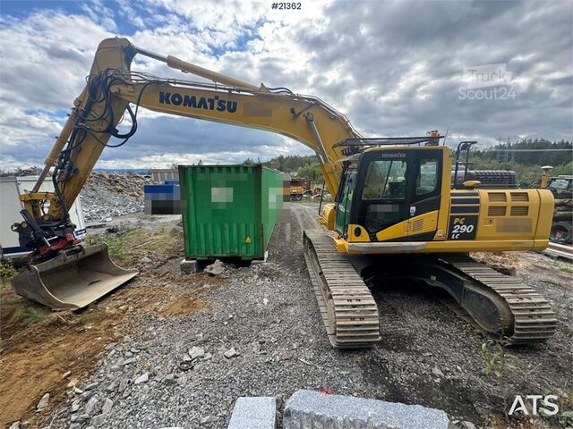 Grävmaskin med larvband Komatsu PC290LC-11 Crawler excavator w/ tilt and 2 buckets