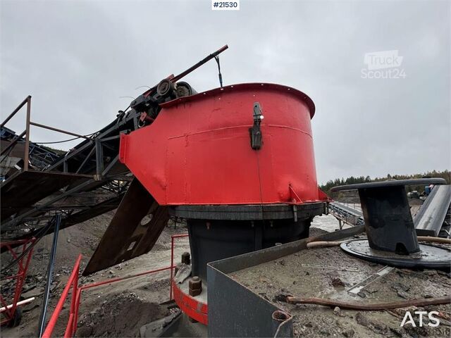 Atkritumu drupinātājs Svedala Arbrå 1336 spindle crusher with parts crusher.