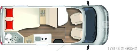Camper semintegrato Bürstner Nexxo Van T 569