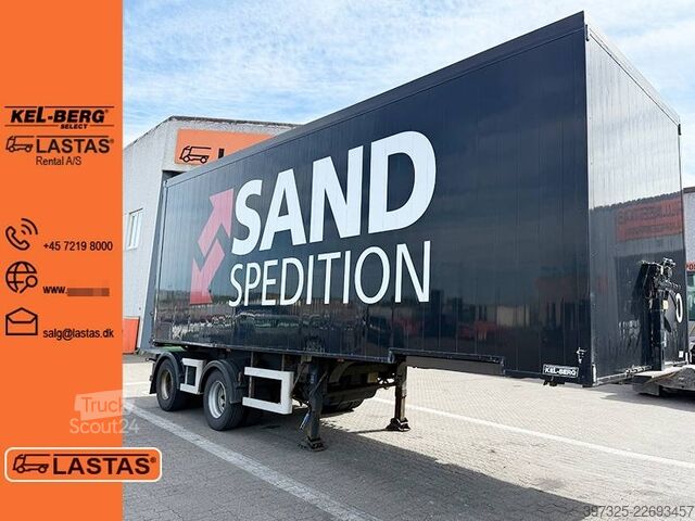 Resväska Kel-Berg 2 axle Link Box trailer / Link-Kofferauflieger