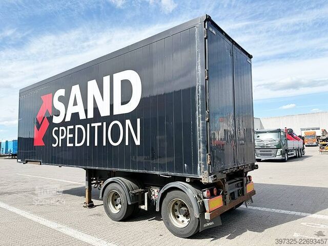 Resväska Kel-Berg 2 axle Link Box trailer / Link-Kofferauflieger