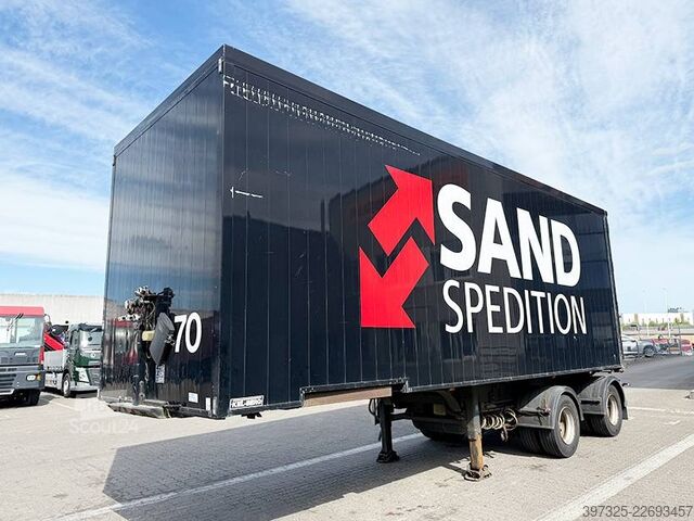 Resväska Kel-Berg 2 axle Link Box trailer / Link-Kofferauflieger