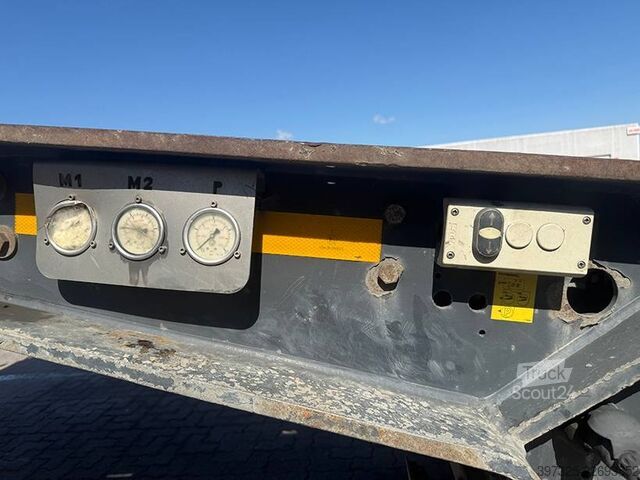 Remorca platformei Faymonville 4 axle Machine trailer/ 4 achse Maschinenauflieger