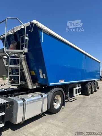 Tippsemitrailer KEMPF SKM 39 ALU-KASTENMULDE 55M³ ROLLPLANE
