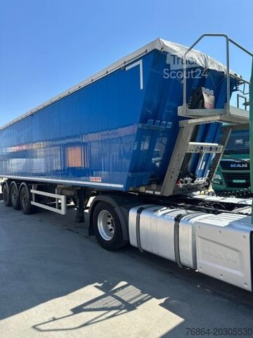 Pašizgāzēja puspiekabe KEMPF SKM 39 ALU-KASTENMULDE 55M³ ROLLPLANE