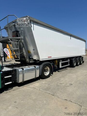 Tippsemitrailer KEMPF SKM 39 ALU-KASTENMULDE 55M³ ROLLPLANE