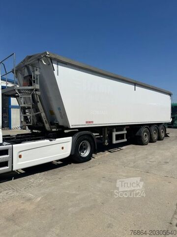 Tippsemitrailer KEMPF SKM 39 ALU-KASTENMULDE 55M³ ROLLPLANE