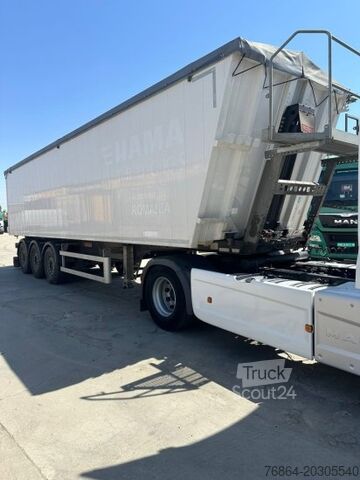 Naczepa wywrotka KEMPF SKM 39 ALU-KASTENMULDE 55M³ ROLLPLANE