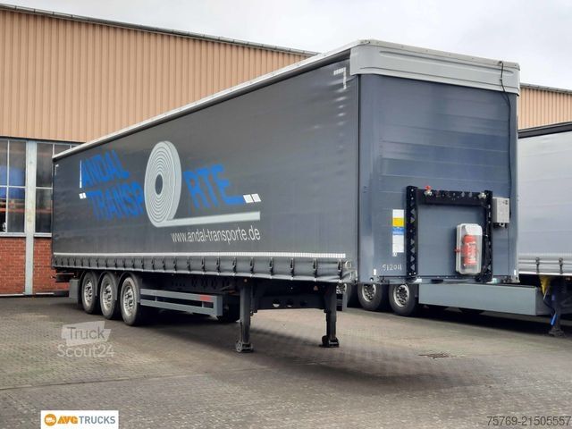 Semi-remorque bâchée KÖGEL Light Coil Schiebeplane Edscha Liftachse Alu