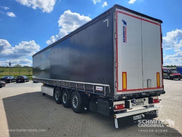 Brandalı açık yarı römork Schmitz Cargobull Schiebeplane Standard