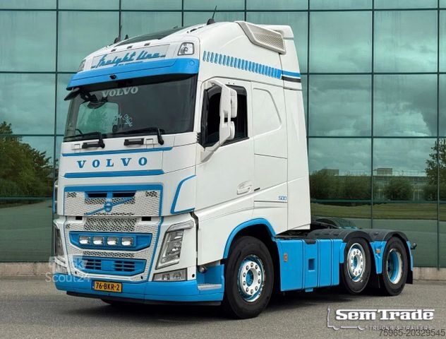 Standartinis vilkikas VOLVO FH 500 6X2 XL 2x TANKS (950 LITERS) I-PARC COOL