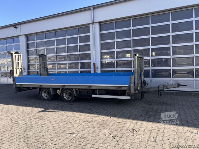 Низькорамний причіп Humbaur HBTZ 136224 TA-BS  13,6 t Tandemtieflader
