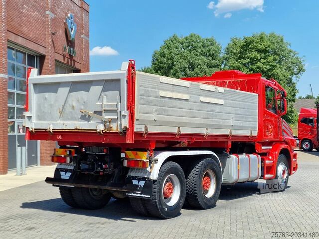 Kipper Scania T124-420 6x4 - Tipper - Retarder - Full steel -...