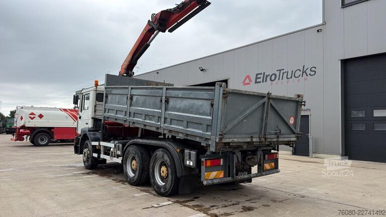 Tipper cu 3 fețe MAN 33.343 (BELGIAN TRUCK / CAMION BELGE / PARFAIT ...
