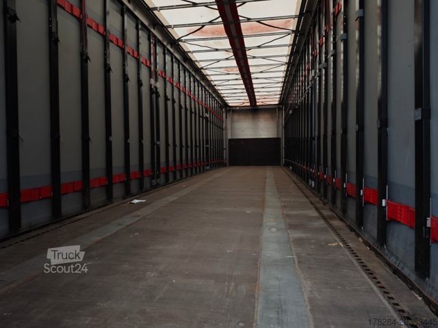 Open oplegger met zeil KÖGEL S24 SafeServer RSAB Quickslide Liftachs Paletten
