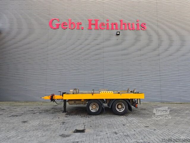 Plattform trailer Gföllner TA14L Ballasttrailer 2 Pieces!