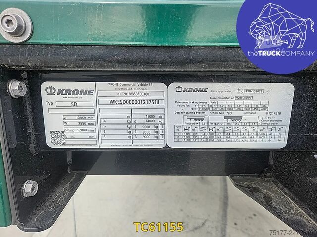 Bâches coulissantes Krone Profi Liner