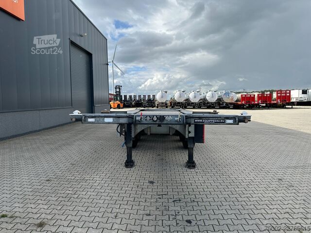 Containertransport Van Hool 20FT/30FT ADR CHASSIS / galvanized / BPW DRUM /...