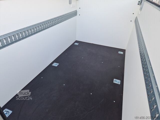 Kofferanhänger trailershop Kofferanhänger mit Deckel 245x130x140cm 750kg 100kmH 205cm hoch