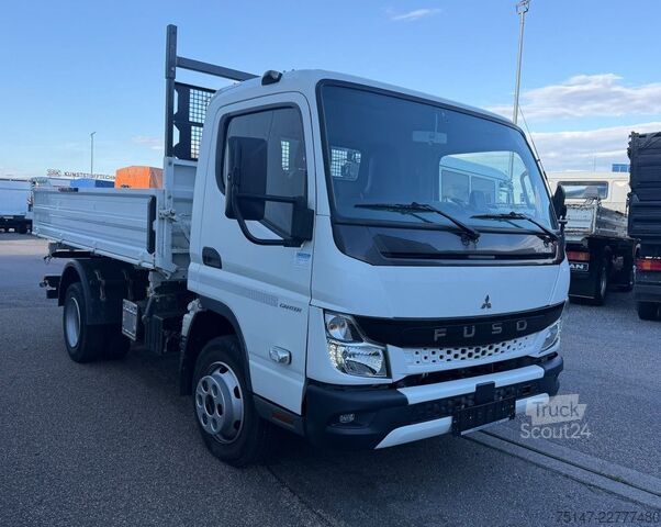 Driezijdige kipper bestelwagen FUSO Canter 7C18 3-Sitzer Meiller Kipper AHK Euro6E