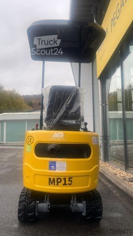 Mini ekskavatör  MP15 Minibagger Kompaktbagger Neu Euro Steuerung