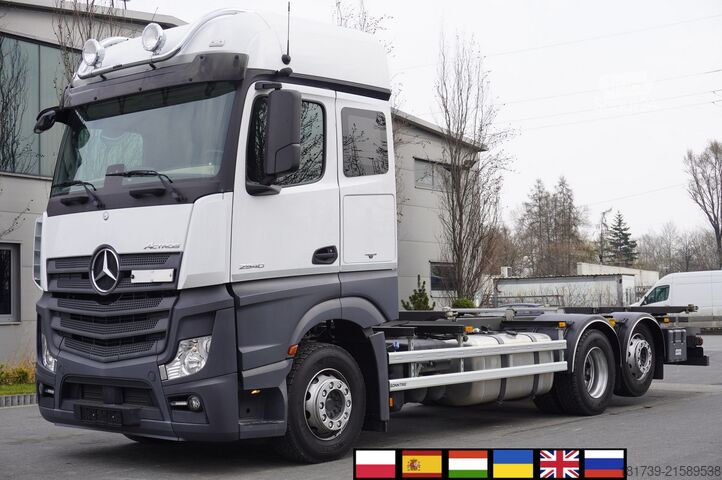 BDF / za ure vožnje Mercedes-Benz Actros 2540 6x2/ 10 tho. km!!! / 5 seats