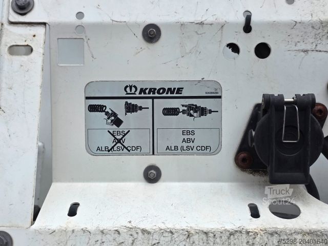 Koffer oplegger KRONE SE / Rolltor TRIDEC / Zwangslenkung