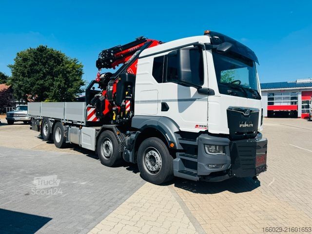 Камион с платформа MAN MAN TGS 35.520 mit F705, F805, F905 TECHNO NEU