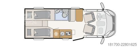 Teilintegriertes Wohnmobil Dethleffs Globebus Camp T 4 AUTOMATIK