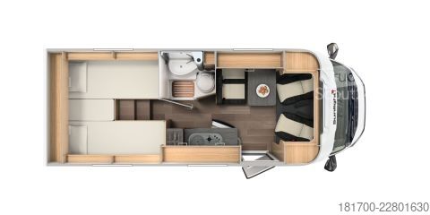Camping-car semi-intégré Sunlight V 66 TOP-AUSSTATTUNG