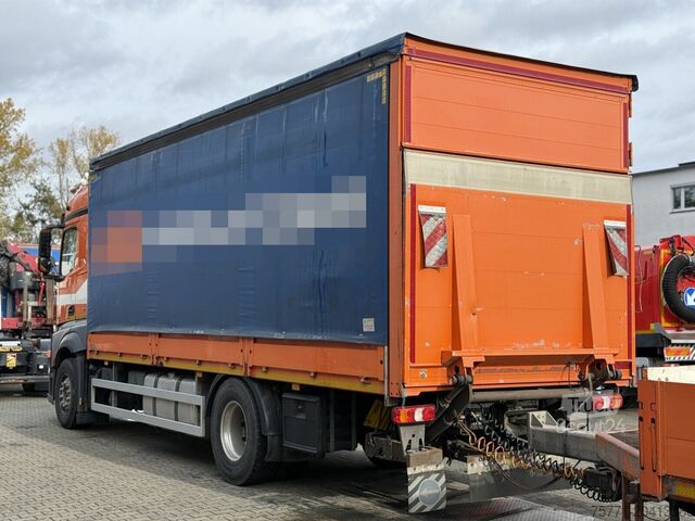 Συρόμενος μουσαμάς Mercedes-Benz ACTROS 1845 4x2 EURO6 SKRZYNIA Z WINDĄ + PRZYCZEPA