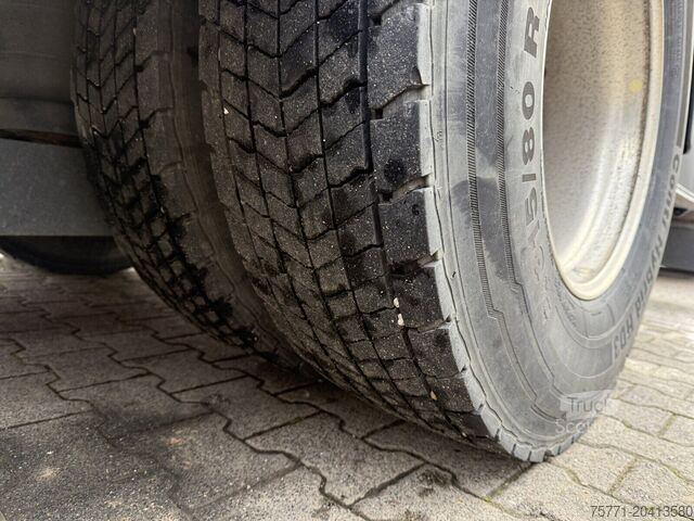 Yandan tenteli Mercedes-Benz ACTROS 1845 4x2 EURO6 SKRZYNIA Z WINDĄ + PRZYCZEPA