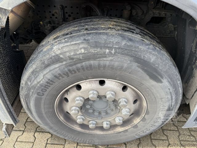Yandan tenteli Mercedes-Benz ACTROS 1845 4x2 EURO6 SKRZYNIA Z WINDĄ + PRZYCZEPA