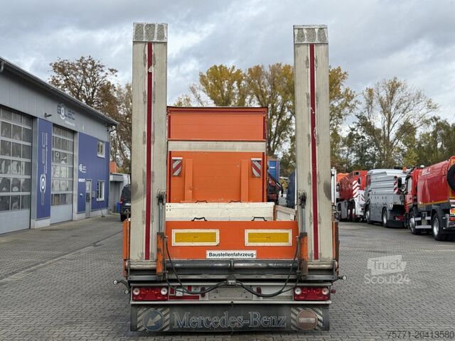 Yandan tenteli Mercedes-Benz ACTROS 1845 4x2 EURO6 SKRZYNIA Z WINDĄ + PRZYCZEPA