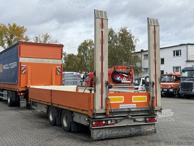 Yandan tenteli Mercedes-Benz ACTROS 1845 4x2 EURO6 SKRZYNIA Z WINDĄ + PRZYCZEPA