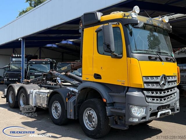 Système de bras à crochet Mercedes-Benz AROCS 3245 8x4 Reduction axles, Euro 6, Palift