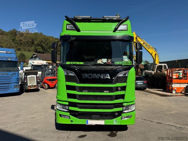 Camion forestier SCANIA R 770 Holztransport 6x4 Loglift F150 Retarder