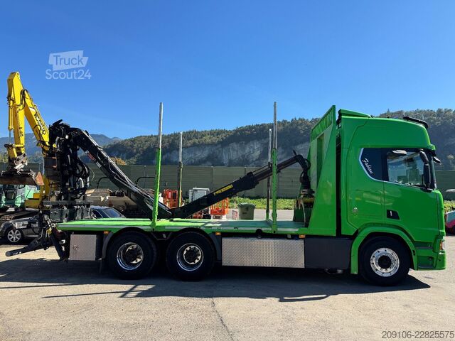 Camion forestier SCANIA R 770 Holztransport 6x4 Loglift F150 Retarder
