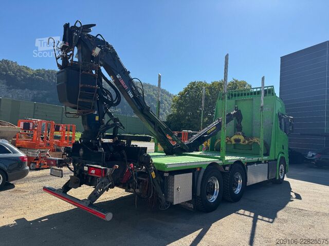 Camion forestier SCANIA R 770 Holztransport 6x4 Loglift F150 Retarder