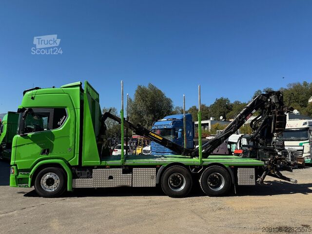 Camion forestier SCANIA R 770 Holztransport 6x4 Loglift F150 Retarder