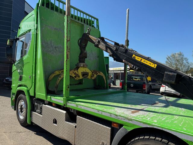 Camion forestier SCANIA R 770 Holztransport 6x4 Loglift F150 Retarder