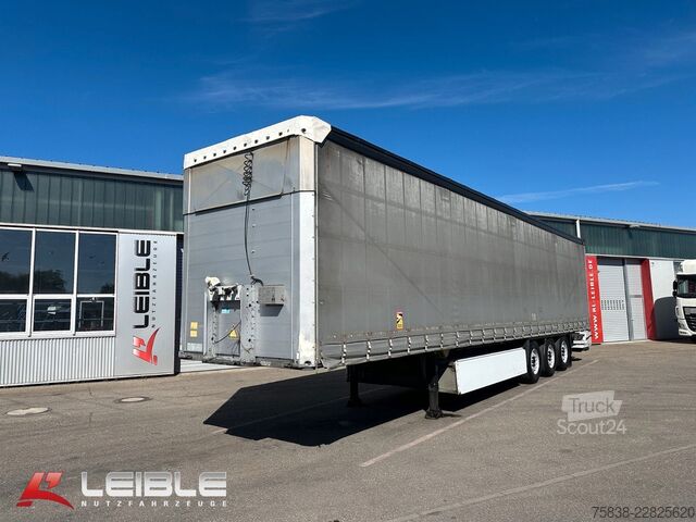 مقطورة نصفية مفتوحة مع قماش مشمع SCHMITZ CARGOBULL SCS Tautliner mit LBW / Ladebordwand Bär 2t