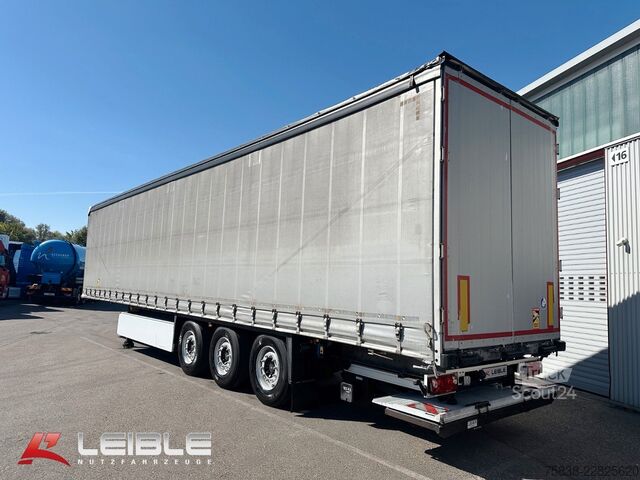مقطورة نصفية مفتوحة مع قماش مشمع SCHMITZ CARGOBULL SCS Tautliner mit LBW / Ladebordwand Bär 2t