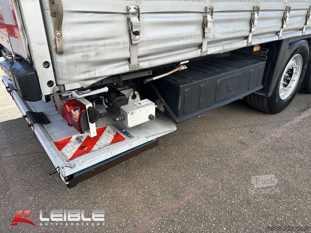 مقطورة نصفية مفتوحة مع قماش مشمع SCHMITZ CARGOBULL SCS Tautliner mit LBW / Ladebordwand Bär 2t
