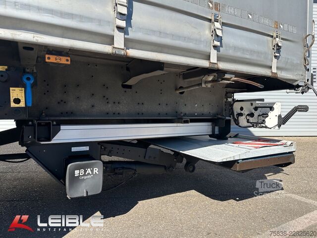 مقطورة نصفية مفتوحة مع قماش مشمع SCHMITZ CARGOBULL SCS Tautliner mit LBW / Ladebordwand Bär 2t