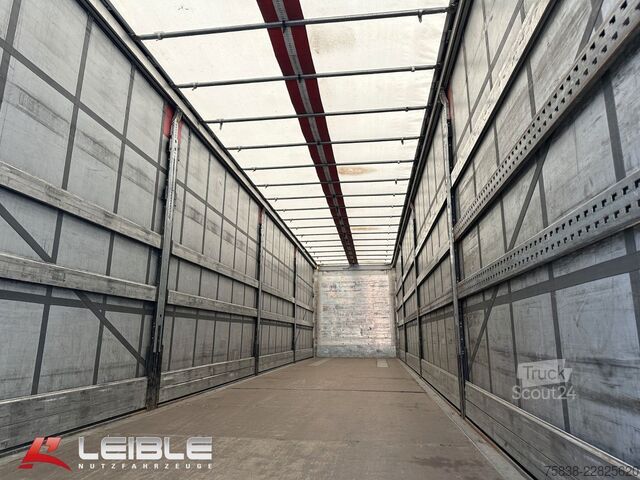 مقطورة نصفية مفتوحة مع قماش مشمع SCHMITZ CARGOBULL SCS Tautliner mit LBW / Ladebordwand Bär 2t