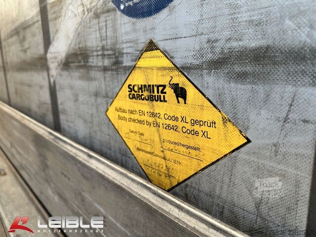 مقطورة نصفية مفتوحة مع قماش مشمع SCHMITZ CARGOBULL SCS Tautliner mit LBW / Ladebordwand Bär 2t