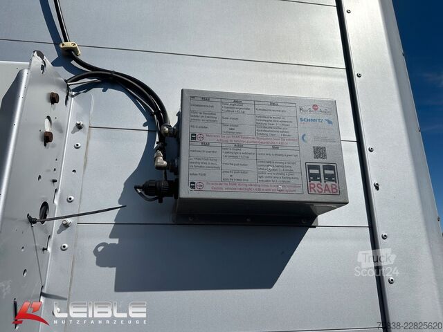 مقطورة نصفية مفتوحة مع قماش مشمع SCHMITZ CARGOBULL SCS Tautliner mit LBW / Ladebordwand Bär 2t